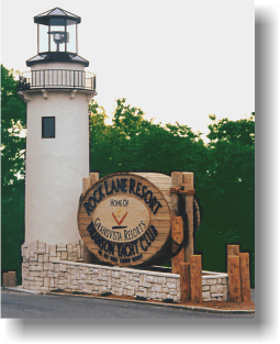 View of Lighthouse Entry Monument