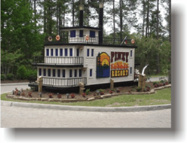 Riverboat Entry Sign